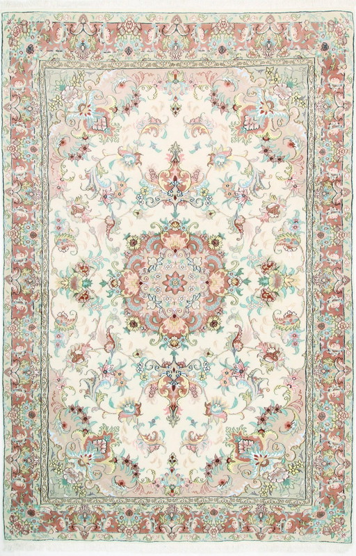 Tapis persan original noué à la main Tabriz 304 X 201 cm Nouveau , Inutilisé