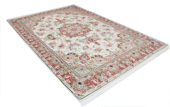 Image 1 of Tapis persan original noué à la main Tabriz 304 X 201 cm Nouveau , Inutilisé