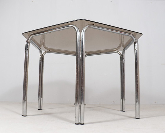 Image 1 of Table de salle à manger hexagonale Mid Century, Italie, années 1970