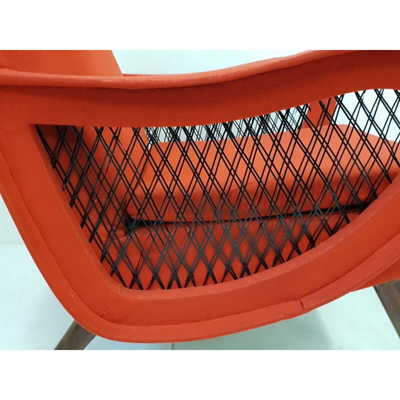 Fauteuil à ressorts vintage 1950 (photo 5 of 13)