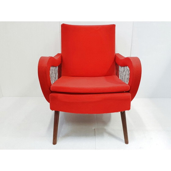 Fauteuil à ressorts vintage 1950 (photo 13 of 13)