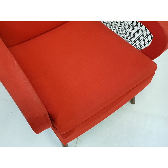 Fauteuil à ressorts vintage 1950 (photo 7 of 13)