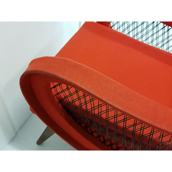 Fauteuil à ressorts vintage 1950 (photo 12 of 13)