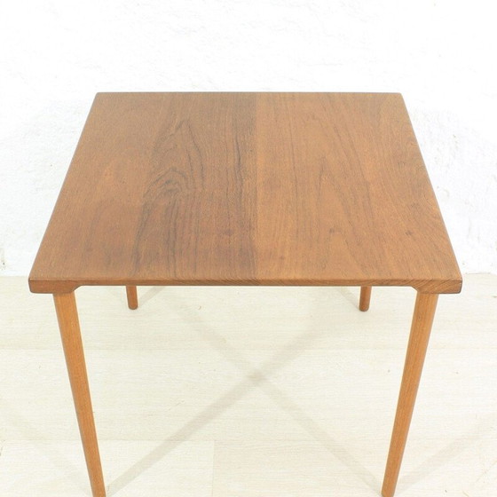 Image 1 of Table d'appoint vintage en teck par Hvidt et Nielsen pour France et Son, Danemark 1960