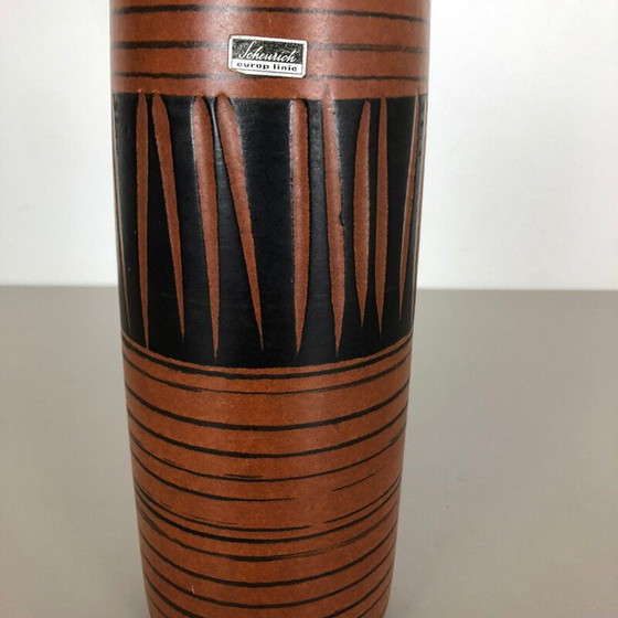 Image 1 of Vase à lave grasse en poterie vintage par Scheurich Allemagne 1970