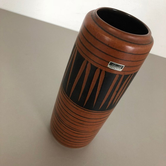 Image 1 of Vase à lave grasse en poterie vintage par Scheurich Allemagne 1970