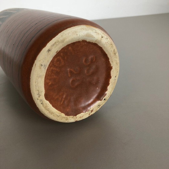 Image 1 of Vase à lave grasse en poterie vintage par Scheurich Allemagne 1970