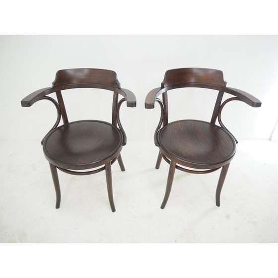 Image 1 of Paire de chaises de salle à manger vintage Thonet, années 1920