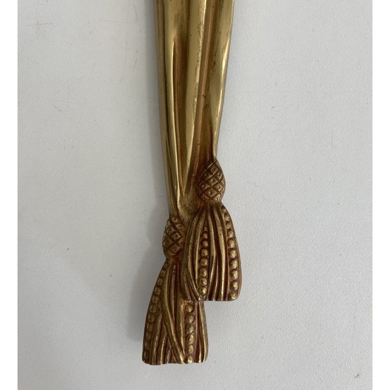 Image 1 of Paire d'appliques vintage en bronze, 1940