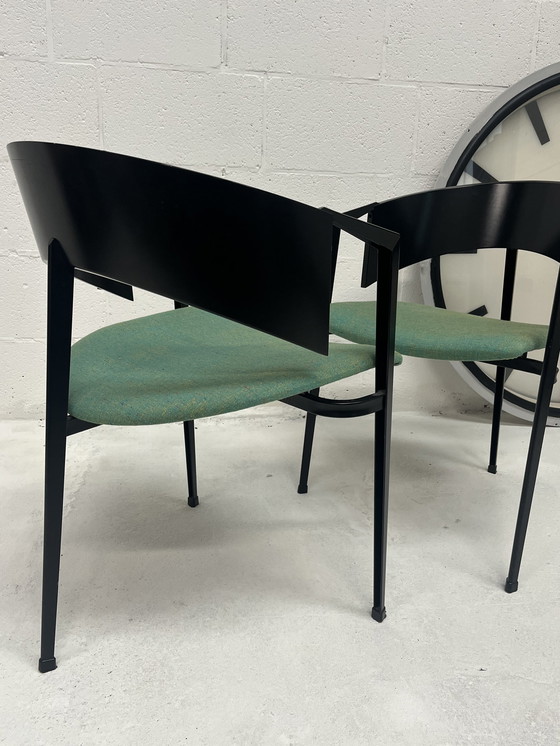 Image 1 of 2X Chaise de salle à manger Castelijn "Lettuce", 1980