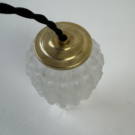 Image 1 of Lustre Cascade 3 Feux 1960 Vintage
