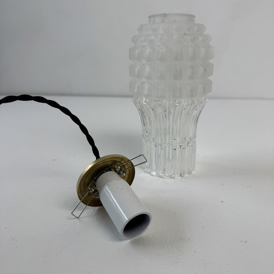 Image 1 of Lustre Cascade 3 Feux 1960 Vintage