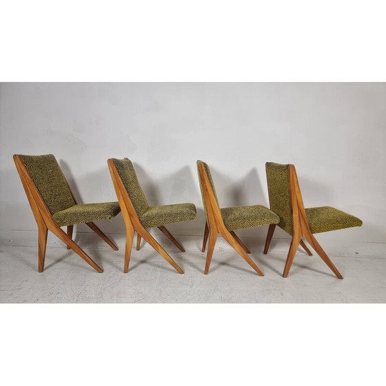 Image 1 of Ensemble de 4 chaises vintage, 1970