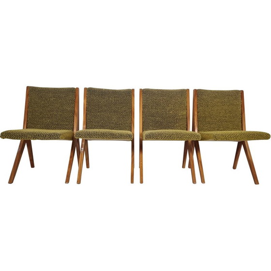 Image 1 of Ensemble de 4 chaises vintage, 1970