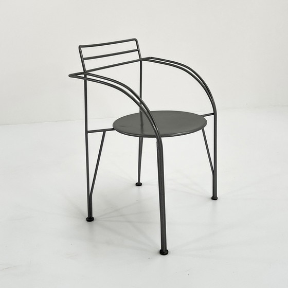 Image 1 of Chaise postmoderne Lune D'Argent par Pascal Mourgue pour Fermob, 1985