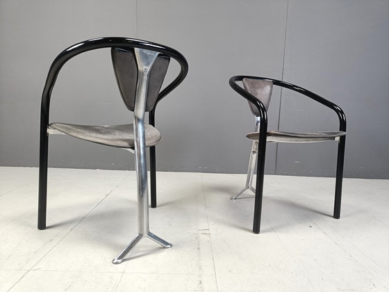 Image 1 of Chaises de salle à manger au design japonais par Toshiyuki Kita pour Aidec Japan, 1980S