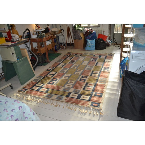 Image 1 of Tapis en laine vintage de Märta Måås Fjetterström, 1941