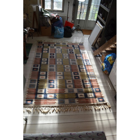 Image 1 of Tapis en laine vintage de Märta Måås Fjetterström, 1941