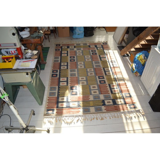 Image 1 of Tapis en laine vintage de Märta Måås Fjetterström, 1941