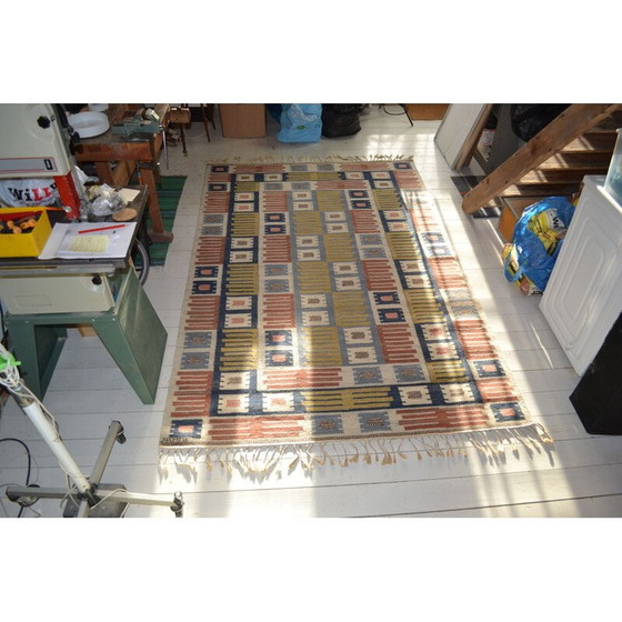Image 1 of Tapis en laine vintage de Märta Måås Fjetterström, 1941
