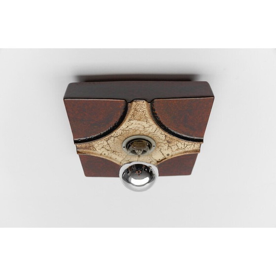 Image 1 of Ensemble de 6 lampes murales en céramique vintage par Pan Keramik, 1960