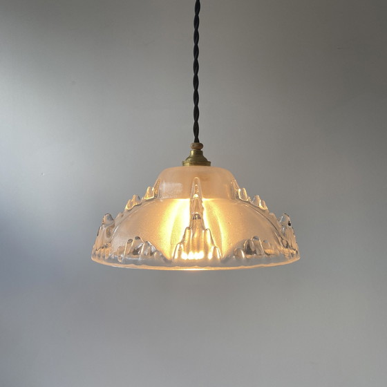 Image 1 of Paire D’Anciennes Suspensions Ezan Art-Deco  