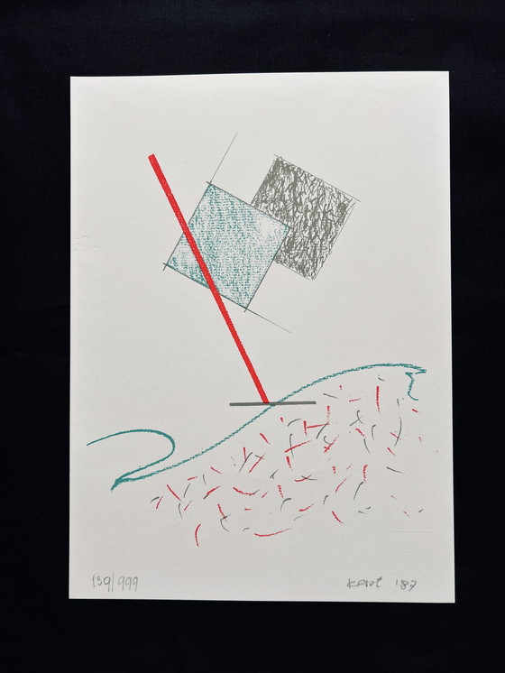 Image 1 of Sérigraphie Hannes Postma - Noël