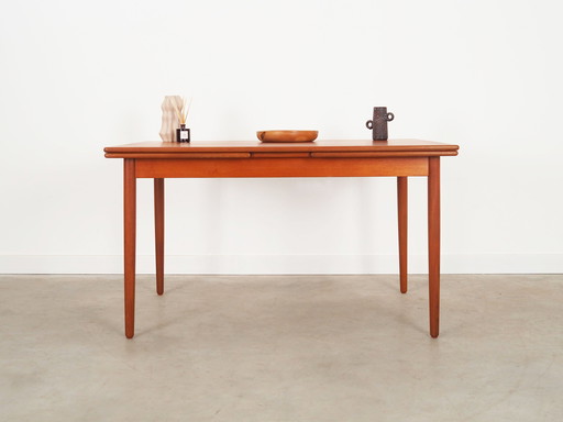 Table en teck, Design danois, 1970S, Production : Danemark