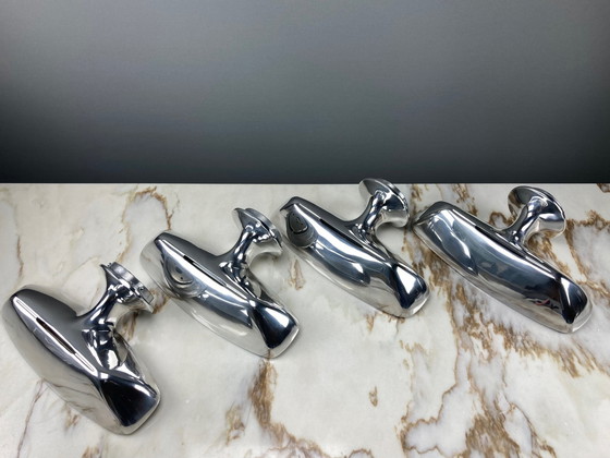 Image 1 of Appliques, Art Deco, Post Modern, Luxury Lighting, Jorge Pensi, Aluminium, Magnesium, Silver, Vintage