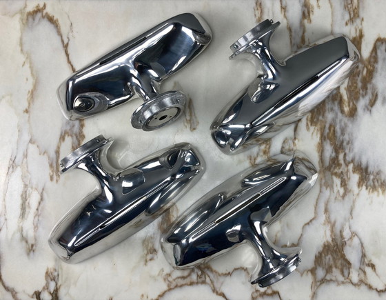 Image 1 of Appliques, Art Deco, Post Modern, Luxury Lighting, Jorge Pensi, Aluminium, Magnesium, Silver, Vintage