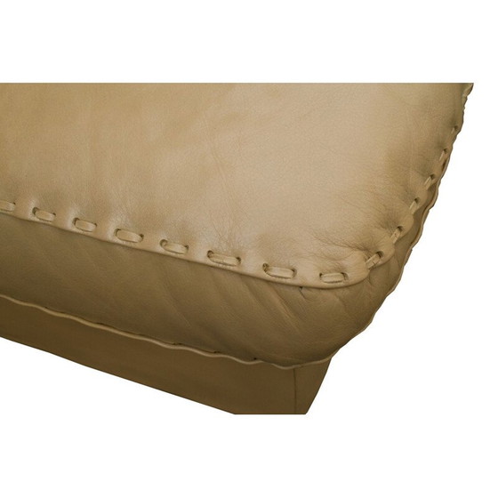 Image 1 of Repose-pieds de chaise en cuir vintage 1960