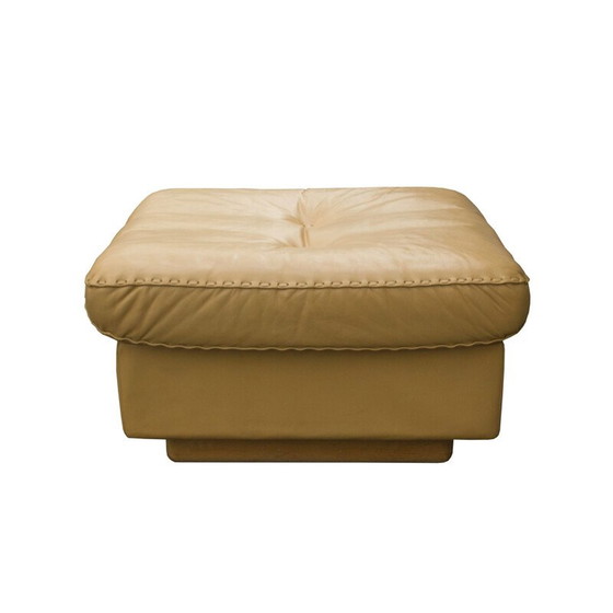 Image 1 of Repose-pieds de chaise en cuir vintage 1960