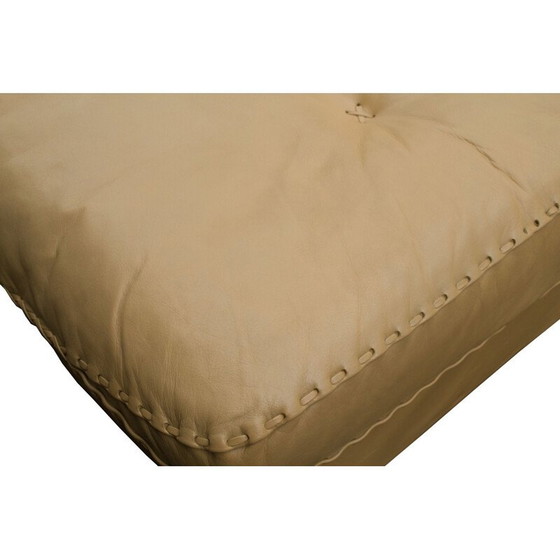 Image 1 of Repose-pieds de chaise en cuir vintage 1960