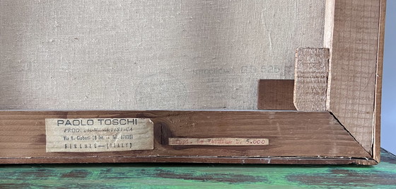 Image 1 of Impression vintage de Paolo Toschi de la Madone Vergine Delle Rocce peinte à l'origine par Fra Filippo Lippi