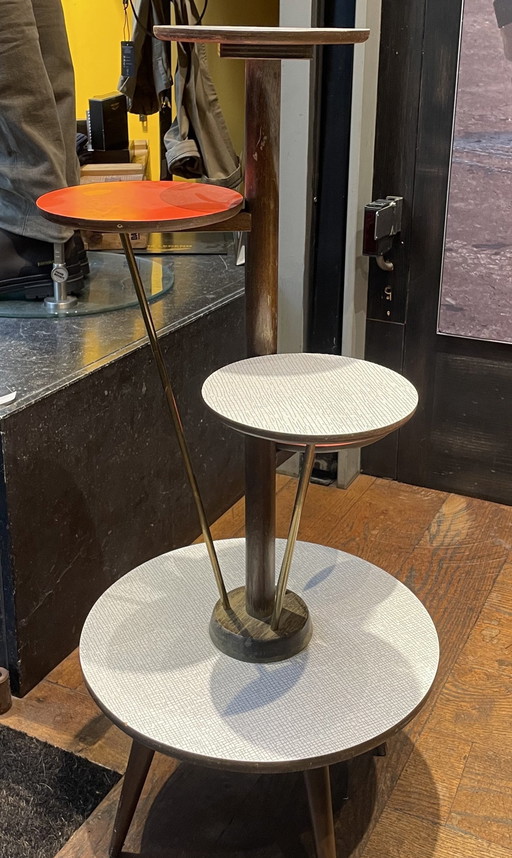 Table à plantes vintage des années 1960