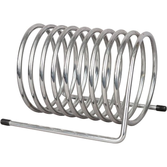 Image 1 of Porte-revues vintage en métal massif, Allemagne 1979