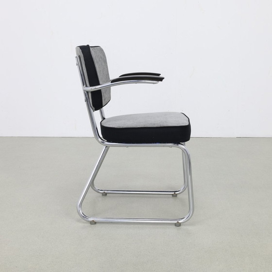 Image 1 of Chaise à structure tubulaire Jan Schröfer Ahrend De Cirkel, 1960S