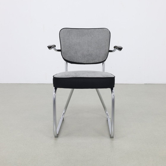 Image 1 of Chaise à structure tubulaire Jan Schröfer Ahrend De Cirkel, 1960S