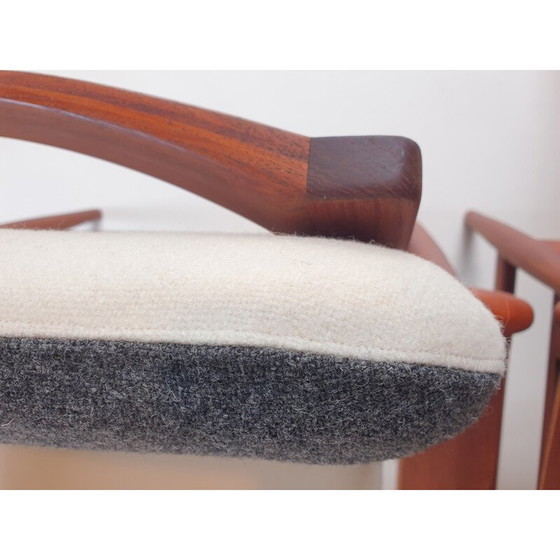 Image 1 of Paire de fauteuils vintage "Spade Chair" en teck par Finn Juhl