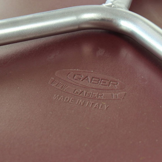 Image 1 of Chaise vintage en métal pour Gaber, Italie 1990