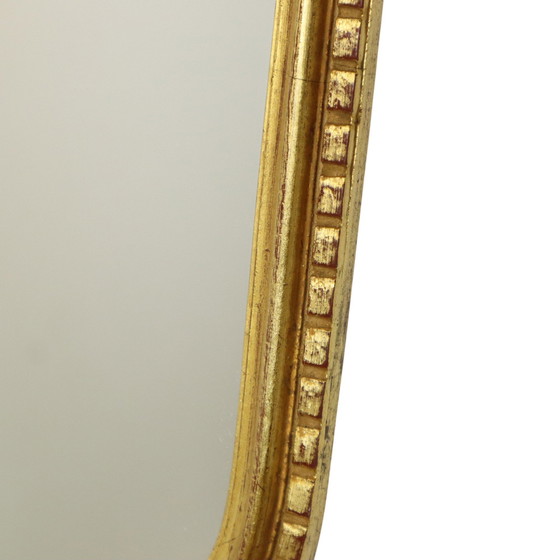 Image 1 of Miroir Deknudt feuille d'or Hollywood Regency