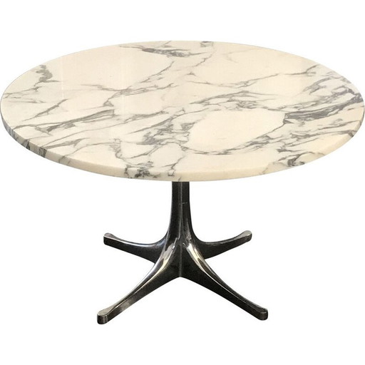 Table basse vintage en marbre par George Nelson pour Herman Miller, 1970