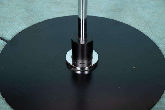 Image 1 of Lampadaire minimaliste verre chrome, lampadaire style Bauhaus