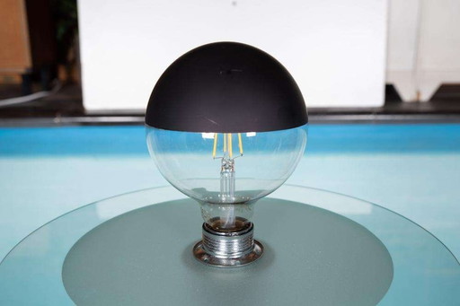 Lampadaire minimaliste verre chrome, lampadaire style Bauhaus