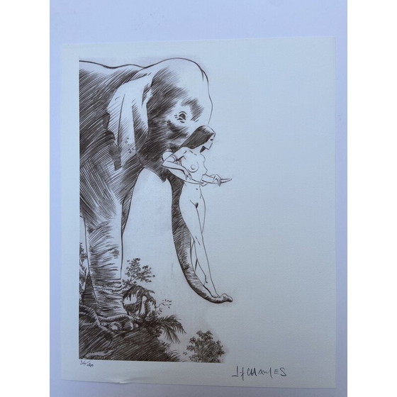 Image 1 of Lithographie vintage india dreams 1 par Jean-Francois Charles