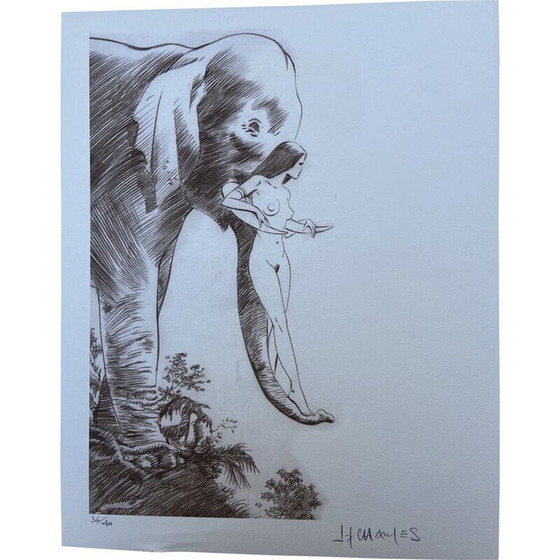 Image 1 of Lithographie vintage india dreams 1 par Jean-Francois Charles