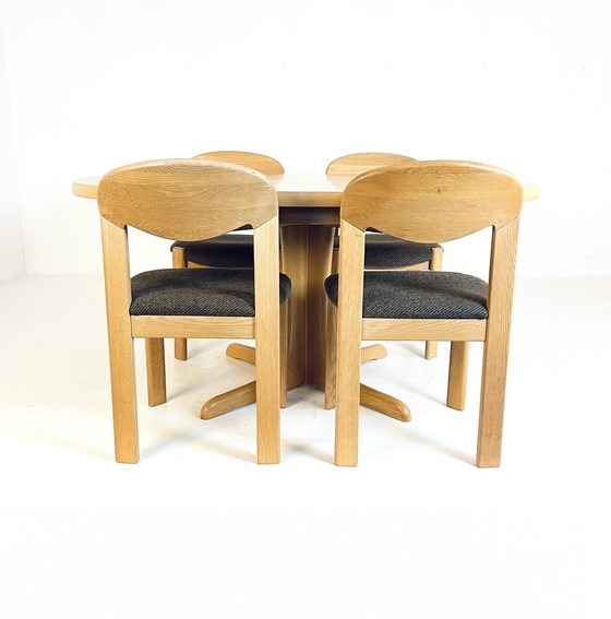 Image 1 of Table à manger extensible vintage années 70