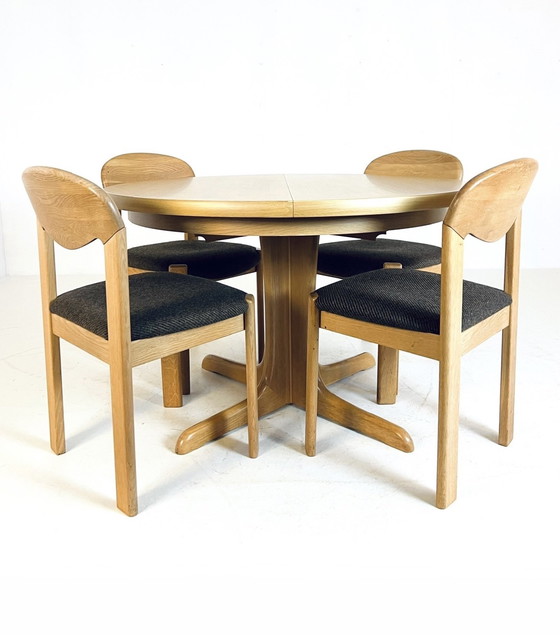 Image 1 of Table à manger extensible vintage années 70