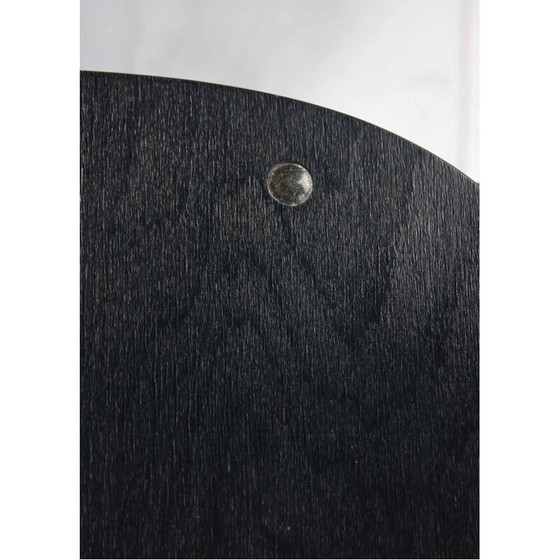 Image 1 of Paire de chaises de salle à manger vintage 4455 noires par Niko Kralj