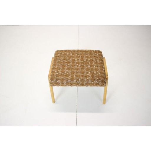 Tabouret en bois Mid Century, années 1966